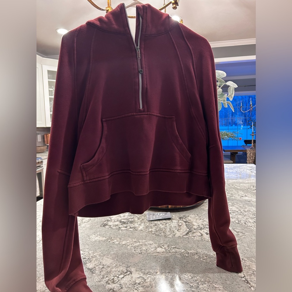 Lululemon Maroon Scuba sweatshirt